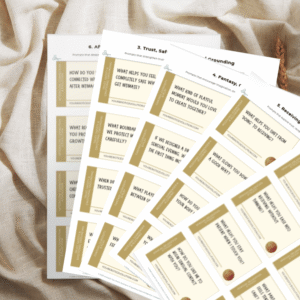 Conversation Cards for Deeper Intimacy, Desire & Connection
